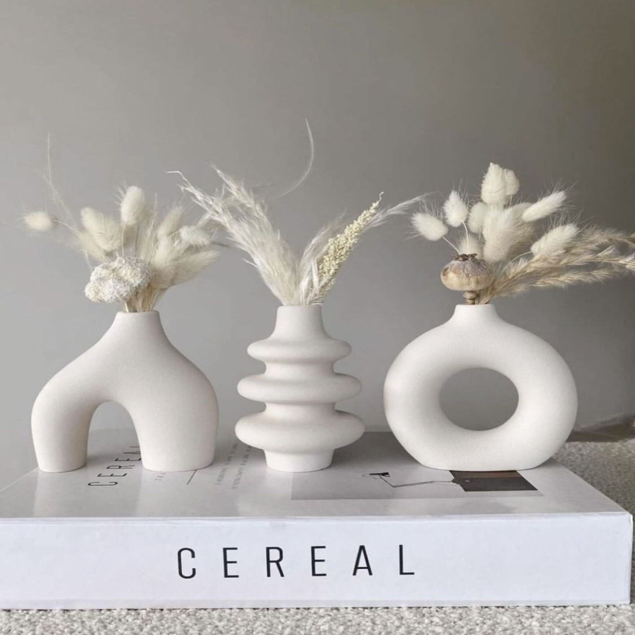 Ethereal Forms Mini Vase Set (Set of 3)